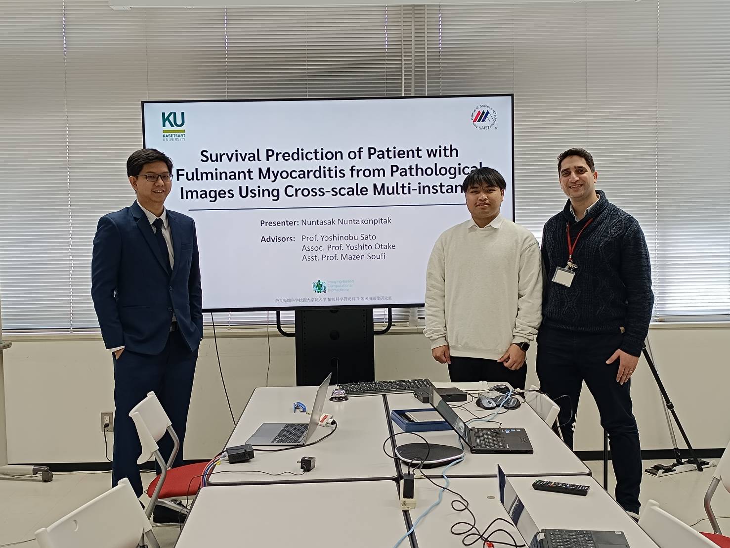 Congratulations! KUSFEN student Completed Research Internship in Japan