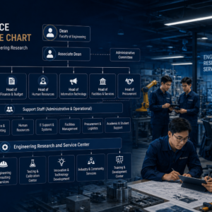 Workforce Structure Chart (Support Staff + Engineering Research and Service Center)